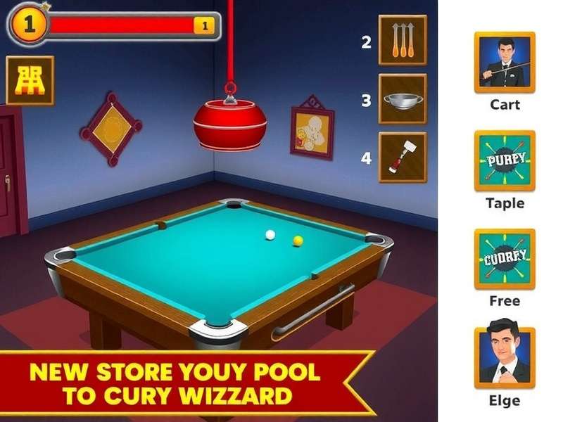 Curry Pool Wizard in-game action Curry Pool Wizard gameplay screenshot